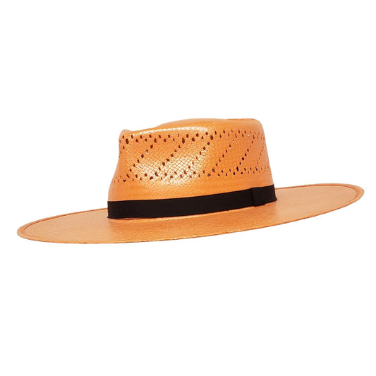 Lolita Orange - Straw Shantung